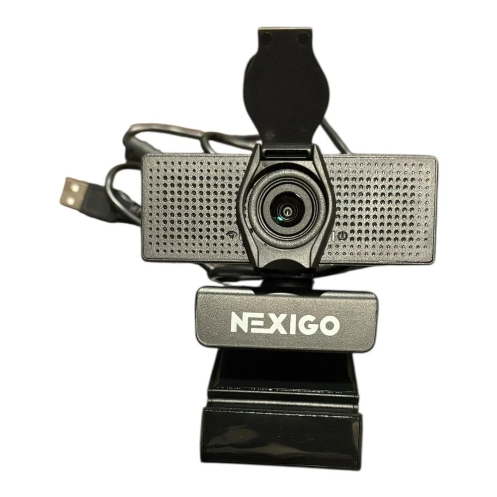 NexiGo‎ N60 1080P Webcam with Microphone, Adjustable FOV, Zoom, Privacy Cover